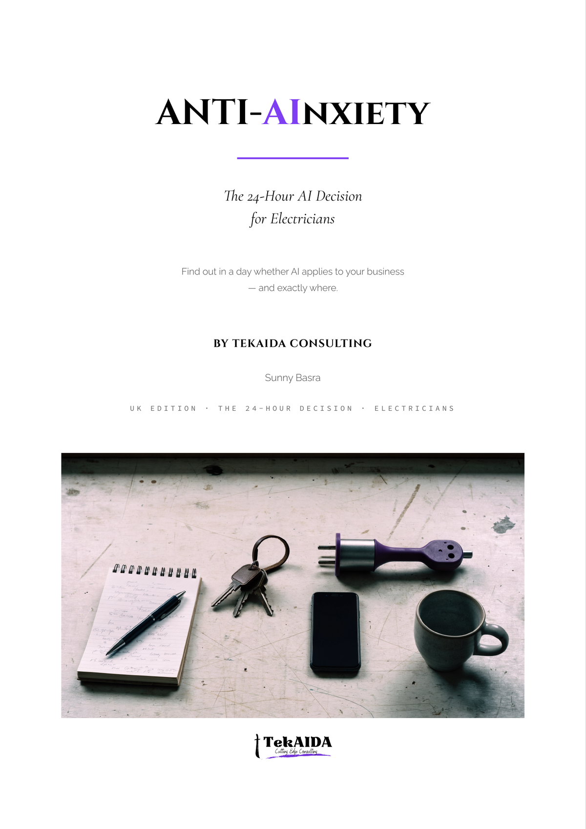 Cover of the workbook, UK Edition